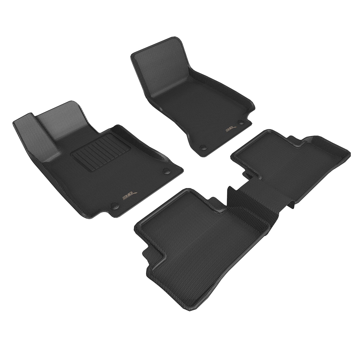 3D MAXpider Floor Mats Mercedes AMG GT X290 (19-24) All-Weather Kagu Series - Front or Second Row