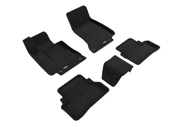 3D MAXpider Floor Mats Mercedes E-Class Sedan (17-23) E43 AMG Sedan W213 (17-18) All-Weather Elegant Series - Complete Set