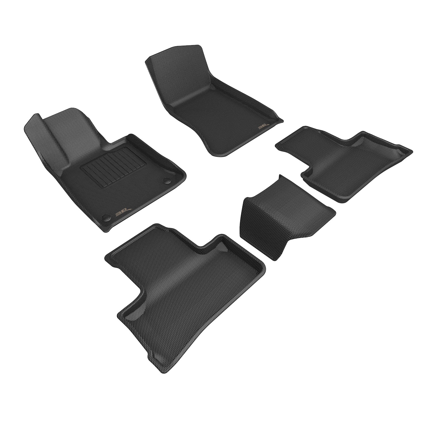 3D MAXpider Floor Mats Mercedes GLC-Class Coupe C254 / SUV X254 (23-24) All-Weather Kagu Series - Front or Second Row