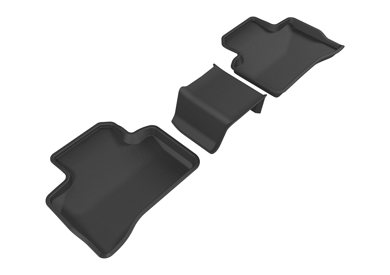 3D MAXpider Floor Mats Mercedes GLC-Class SUV X205 (16-22) Coupe C253 (17-23) All-Weather Kagu Series - Front or Second Row - Image 3