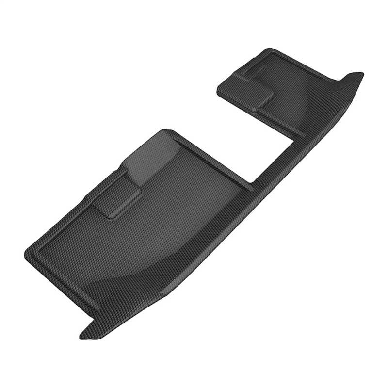 3D MAXpider Floor Mats Mitsubishi Outlander PHEV (22-24) All-Weather Kagu Series Black - Front / Second / Third Row - Image 4