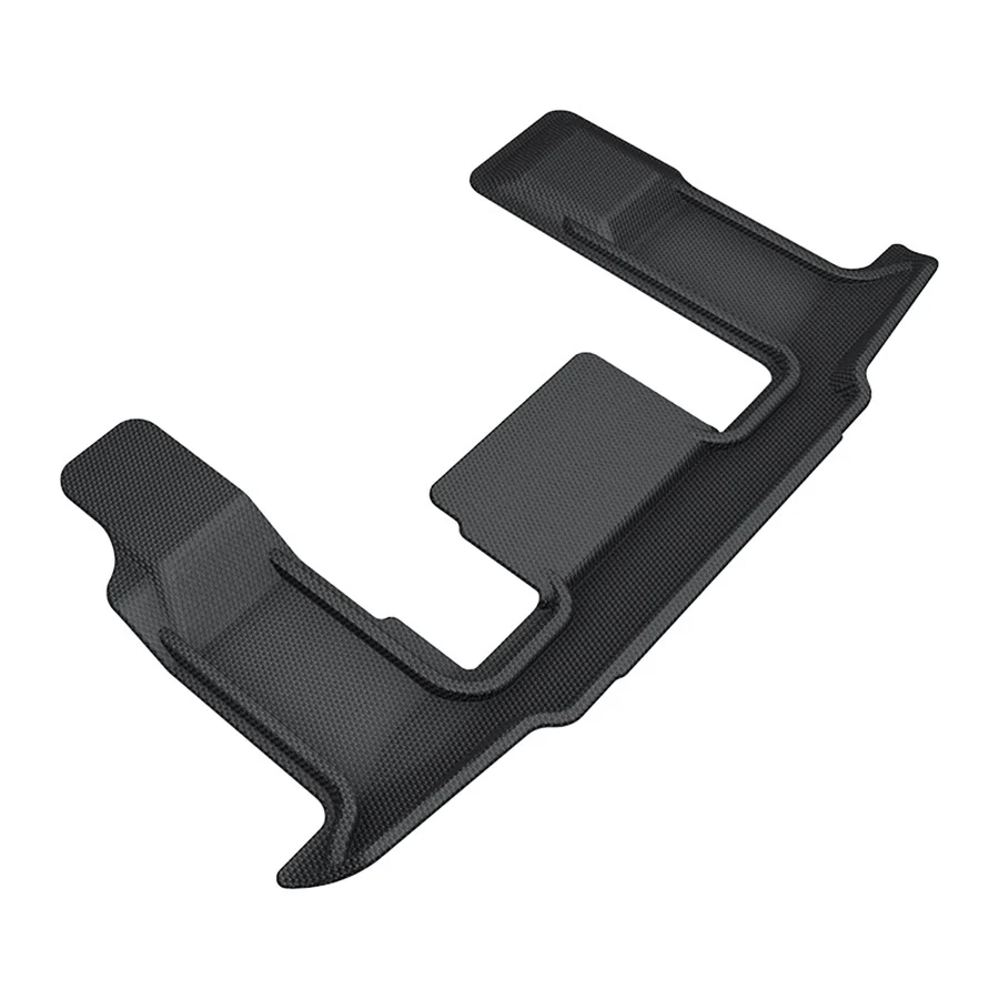 3D MAXpider Floor Mats Nissan Pathfinder 7 Seater (22-24) All-Weather Kagu Series Black - Front / Second / Third  Row - Image 4