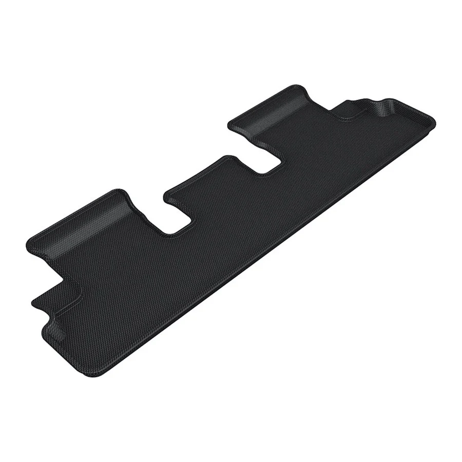 3D MAXpider Floor Mats Nissan Pathfinder 8 Seater (22-24) All-Weather Kagu Series Black - Front / Second / Third  Row - Image 3