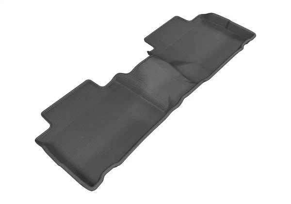 3D MAXpider Floor Mats Nissan Rogue (14-20) All-Weather Kagu Series Black - Front / Second / Third Row - Image 4
