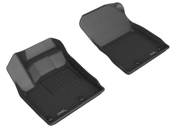 3D MAXpider Floor Mats Nissan Rogue Sport (17-22) All-Weather Kagu Series Black - Front or Second Row - Image 2