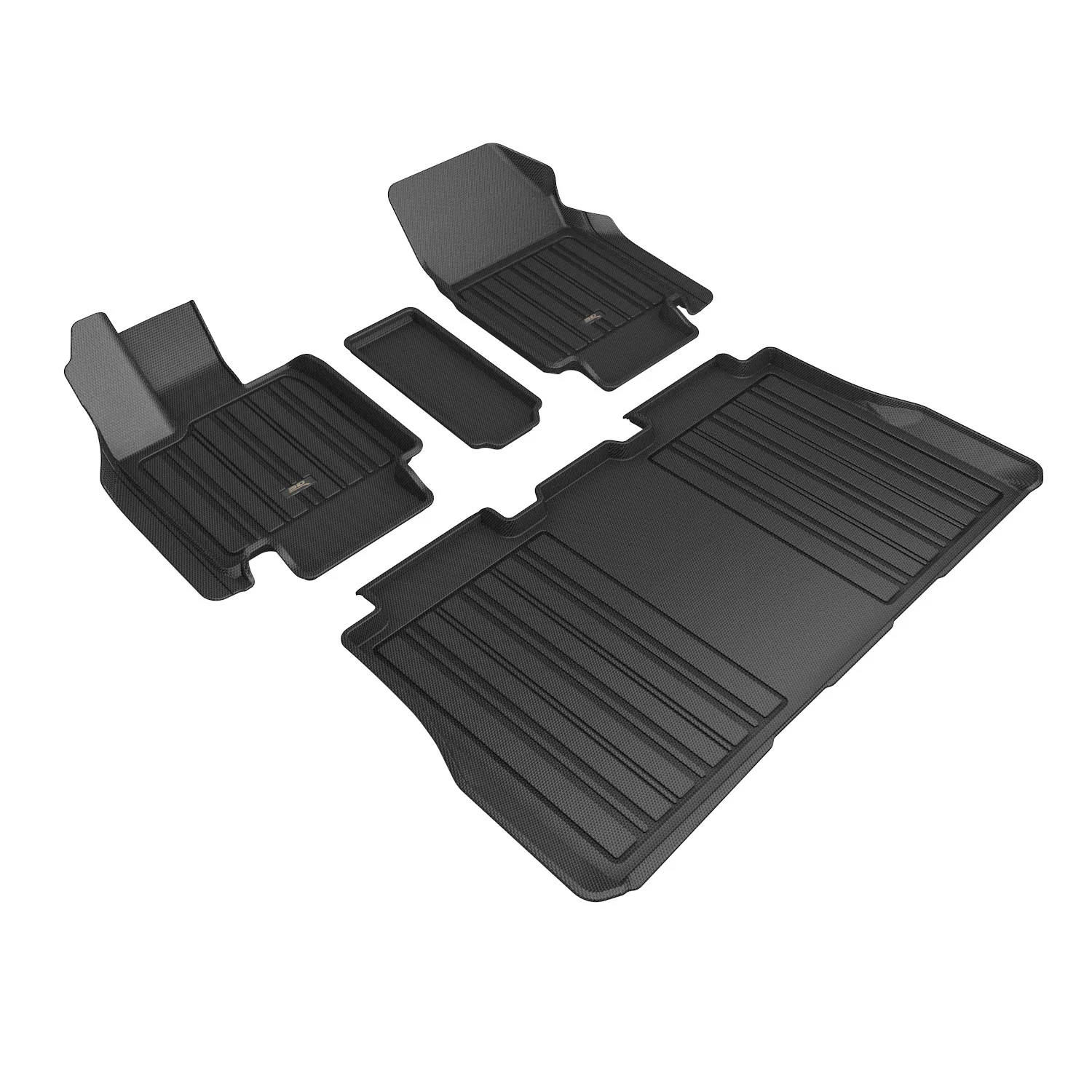 3D MAXpider Floor Mats Tesla Cybertruck AWD (2024) All-Weather Elitect Series - Complete Set