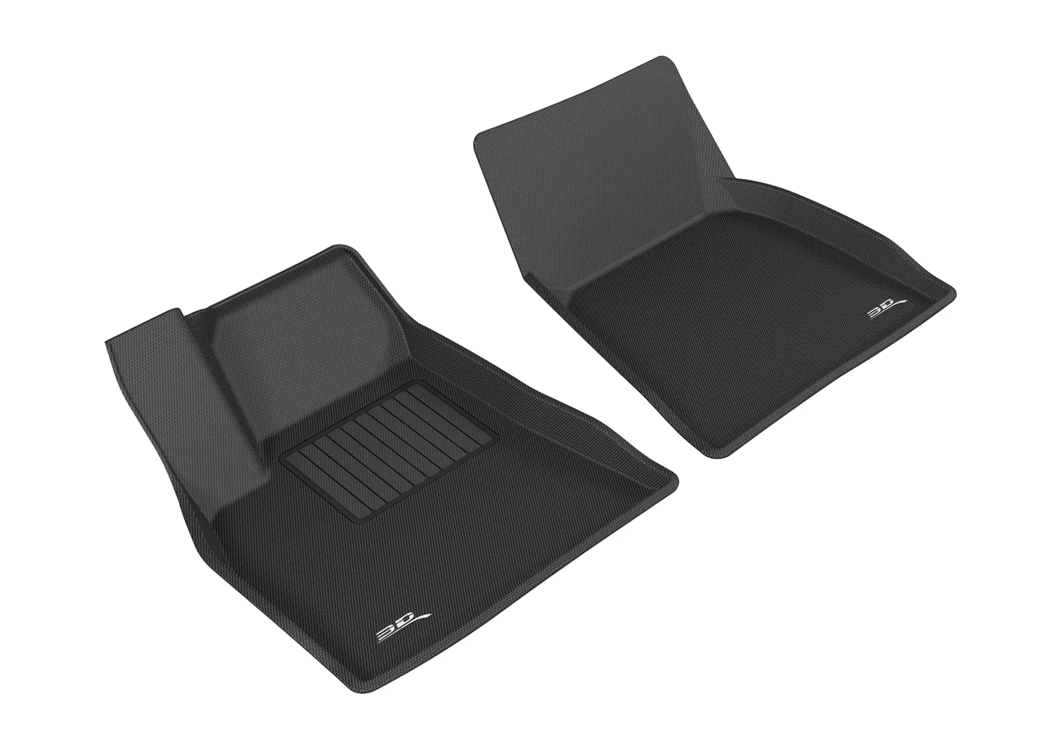 3D MAXpider Floor Mats Tesla Model S (12-14) All-Weather Kagu Series - Front or Second Row - Image 2