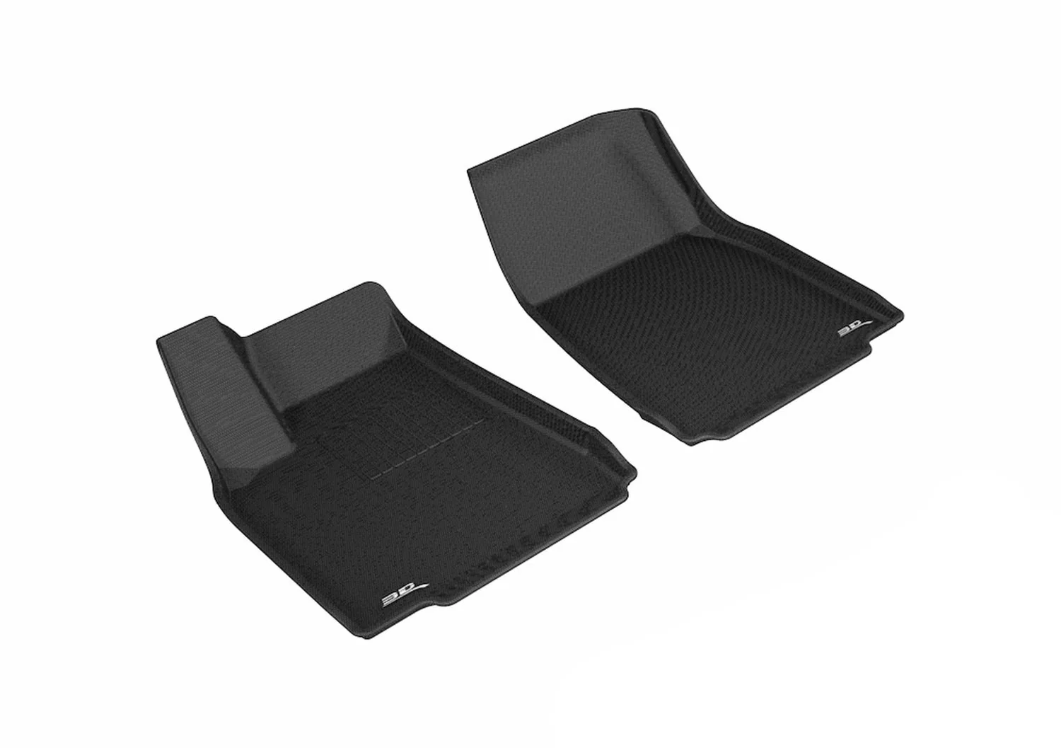 3D MAXpider Floor Mats Tesla Model X (16-21) All-Weather Kagu Series - Front / Second / Third Row - Image 2