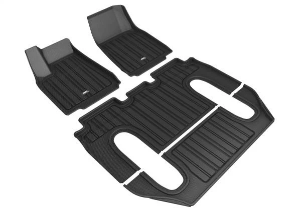 3D MAXpider Floor Mats Tesla Model X (2016-2021) All-Weather Elitect Series - Complete Set