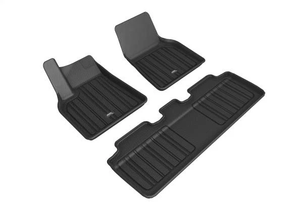 3D MAXpider Floor Mats Tesla Model X (2016-2021) All-Weather Elitect Series - Complete Set - Image 16