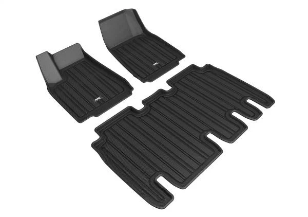 3D MAXpider Floor Mats Tesla Model X (2016-2021) All-Weather Elitect Series - Complete Set - Image 2