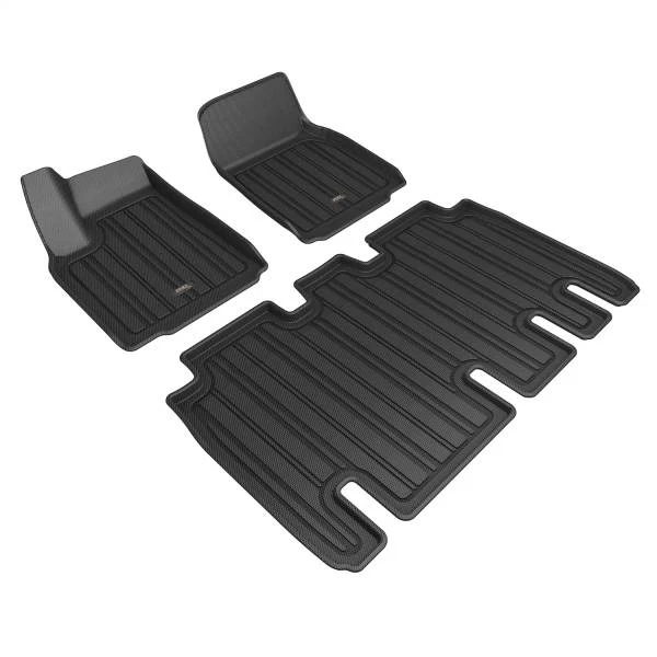 3D MAXpider Floor Mats Tesla Model X (2022-2024) All-Weather Elitect Series - Complete Set