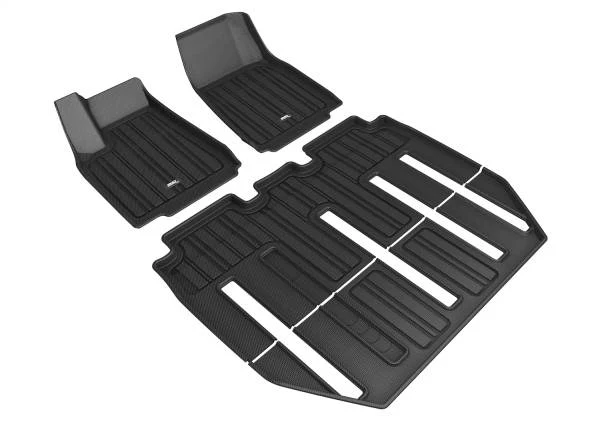 3D MAXpider Floor Mats Tesla Model X (2022-2024) All-Weather Elitect Series - Complete Set - Image 4