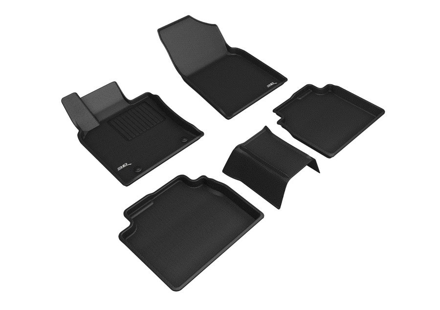 3D MAXpider Floor Mats Toyota Avalon Hybrid (19-22) All-Weather Kagu Series - Front or Second Row