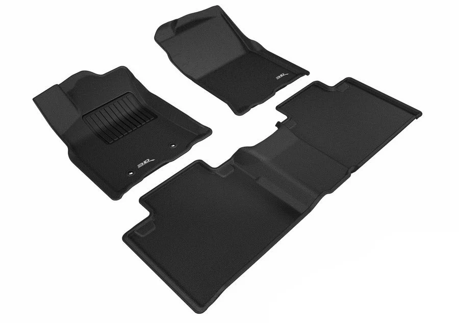 3D MAXpider Floor Mats Toyota Tacoma Access Cab (16-17) All-Weather Kagu Series - Front or Second Row - Image 4