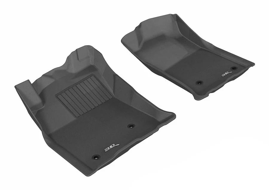 3D MAXpider Floor Mats Toyota Tacoma Double Cab (05-11) All-Weather Kagu Series - Front or Second Row - Image 2