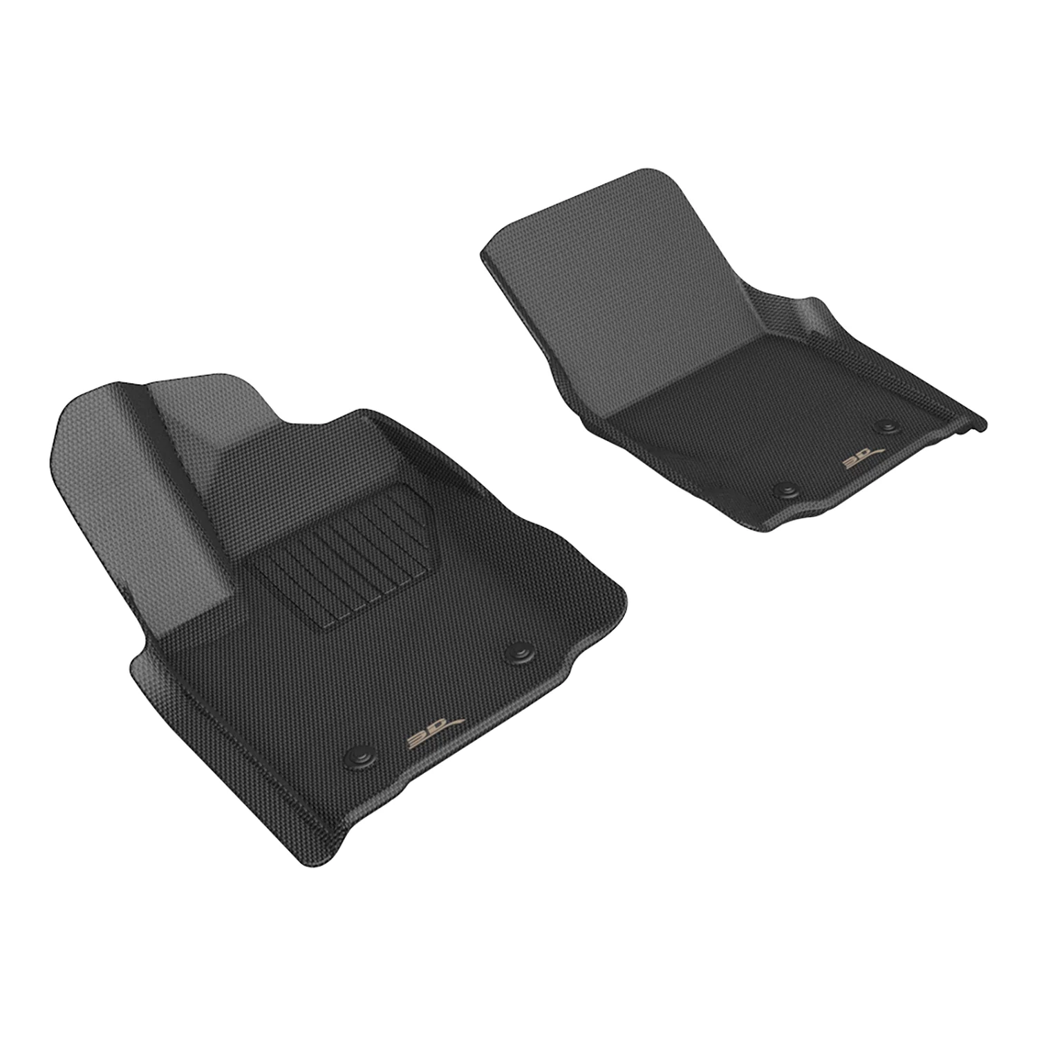3D MAXpider Floor Mats Toyota Tacoma Hybrid (2024) All-Weather Kagu Series - Front or Second Row - Image 2