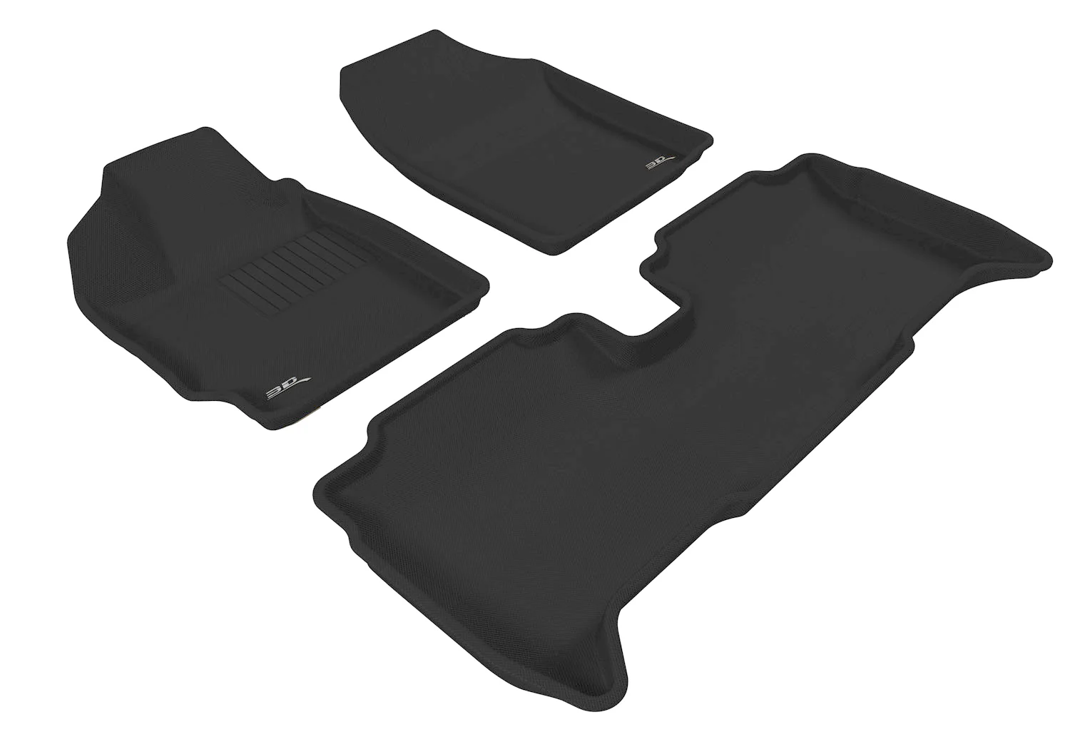 3D MAXpider Floor Mats Toyota Yaris Hatchback / Sedan (2007-2011) All-Weather Kagu Series - Front or Second Row - Image 4