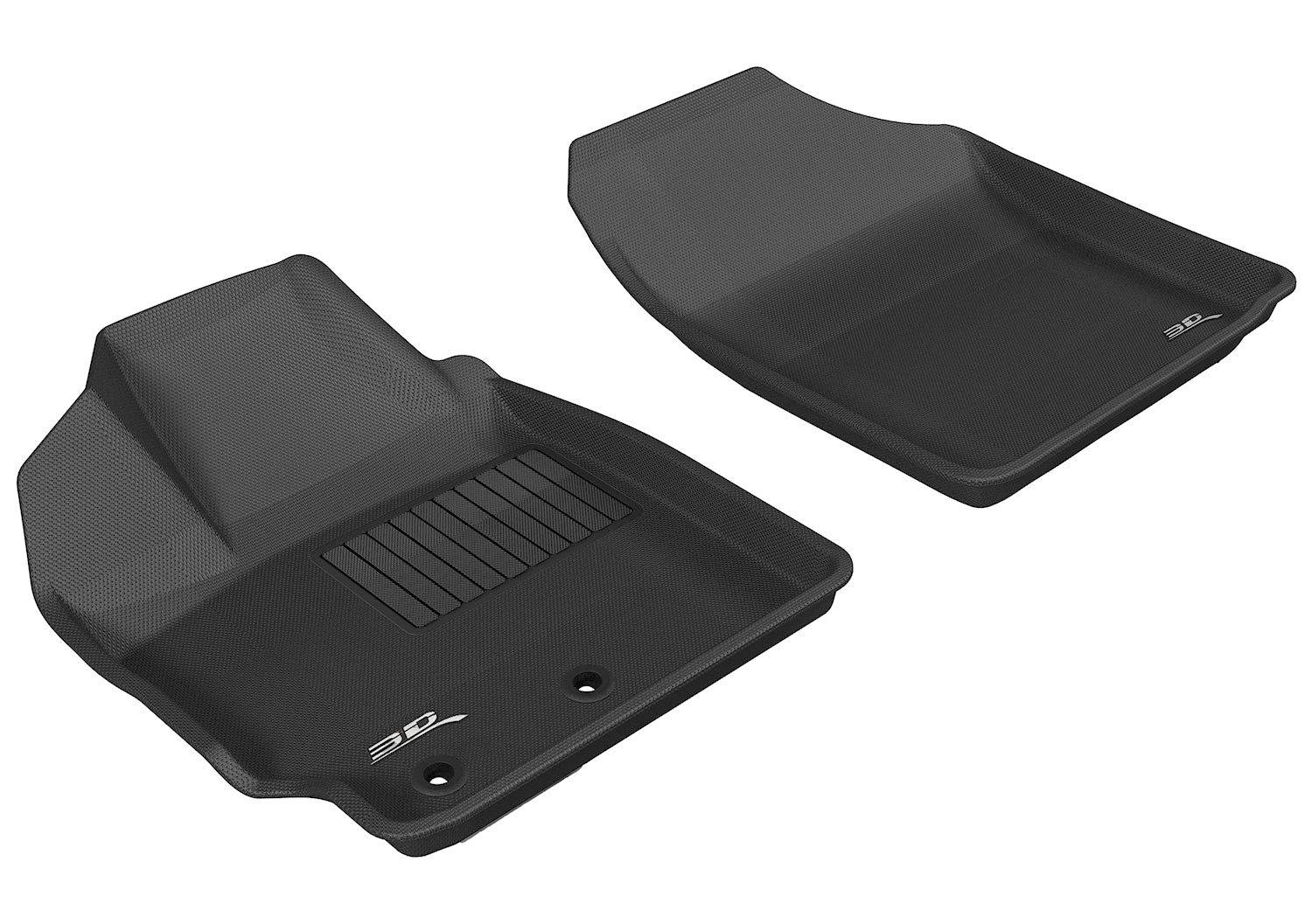 3D MAXpider Floor Mats Toyota Yaris Hatchback / Sedan (2007-2011) All-Weather Kagu Series - Front or Second Row - Image 5