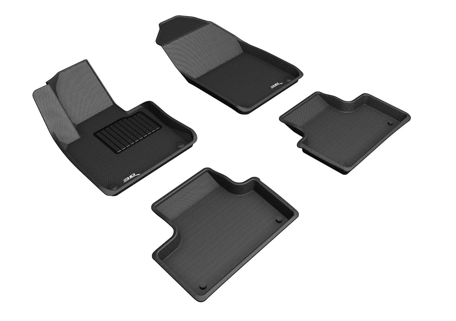 3D MAXpider Floor Mats Volvo XC60 T8 Twin Engine Hybrid (18-24) All-Weather Kagu Series - Front or Second Row