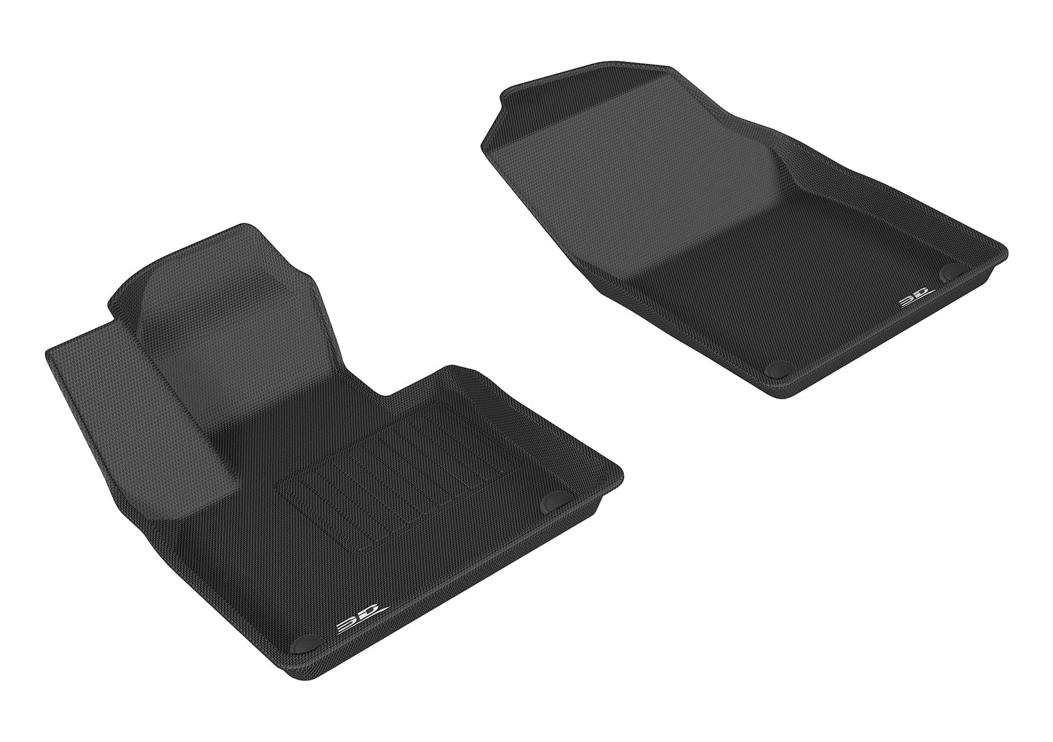3D MAXpider Floor Mats Volvo XC90 T5/ T6/ B5/ B6 (15-24) All-Weather Kagu Series - Front / Second / Third Row - Image 2