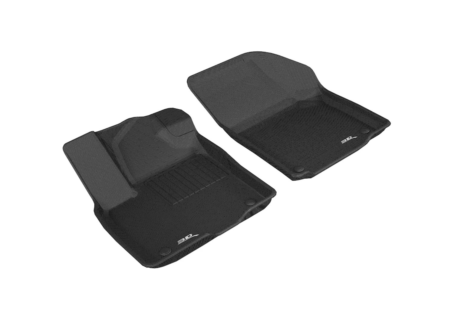 3D MAXpider Floor Mats VW Atlas (2018-2024) All-Weather Kagu Series - Front / Second / Third  Row - Image 5