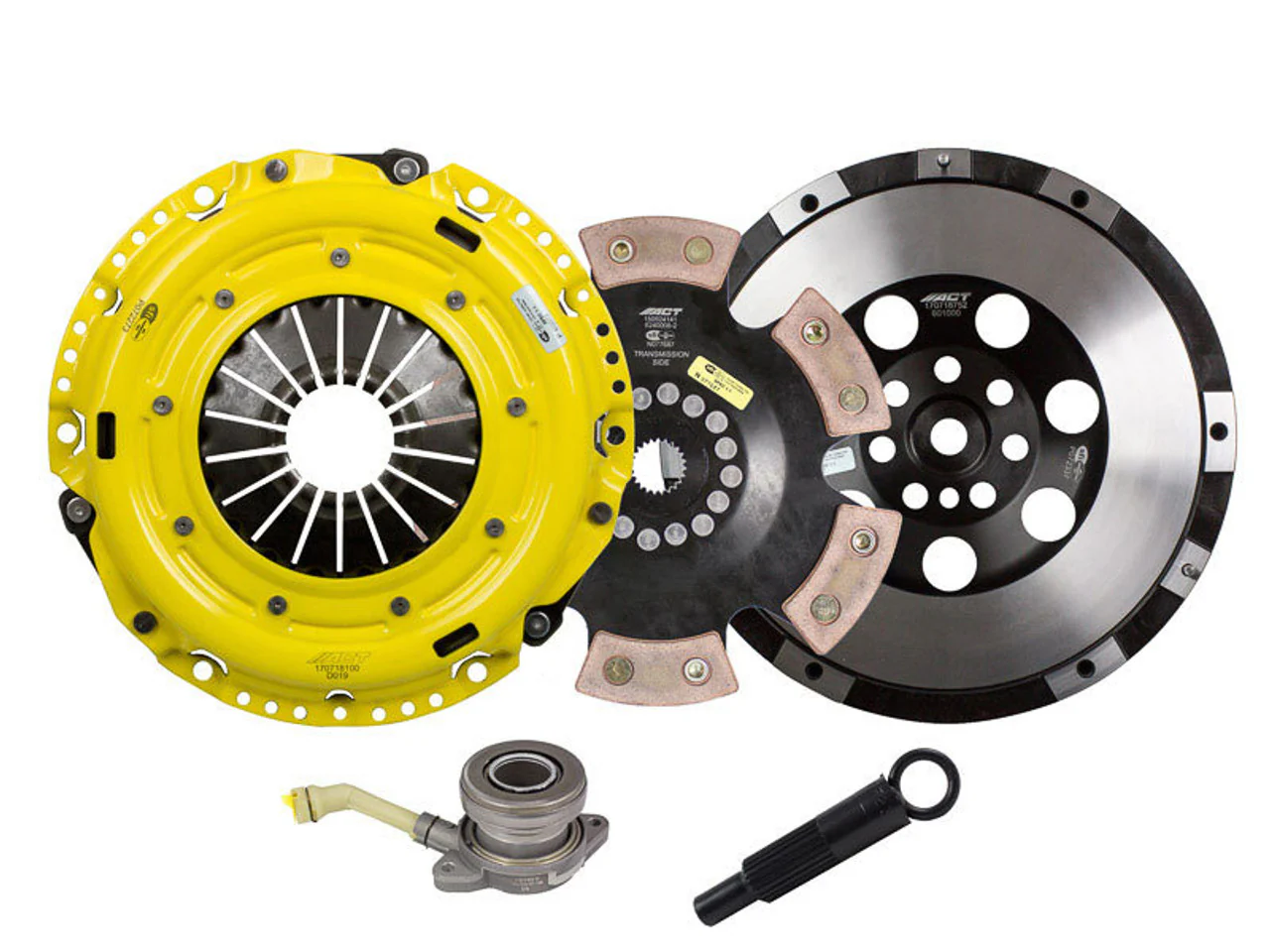 ACT Clutch Kit Dodge Caliber SRT-4 2.4L (2008-2009) Heavy Duty/Race Rigid - 4 or 6 Pad w/ Flywheel - Image 2