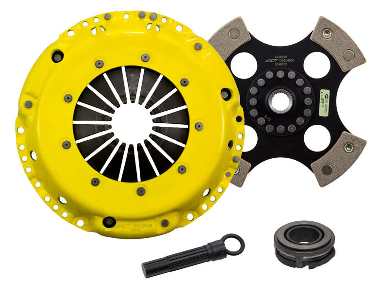 ACT Clutch Kit VW Jetta 1.8L (00-05) 1.9L (96-98) 2.8L (95-02) Heavy Duty/Race Rigid - 4 or 6 Pad