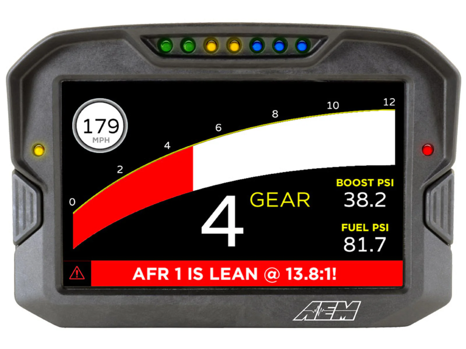 AEM 30-5703 CD-7 Carbon Digital Racing and Logging Dash Display - Logging / GPS Enabled - Image 10