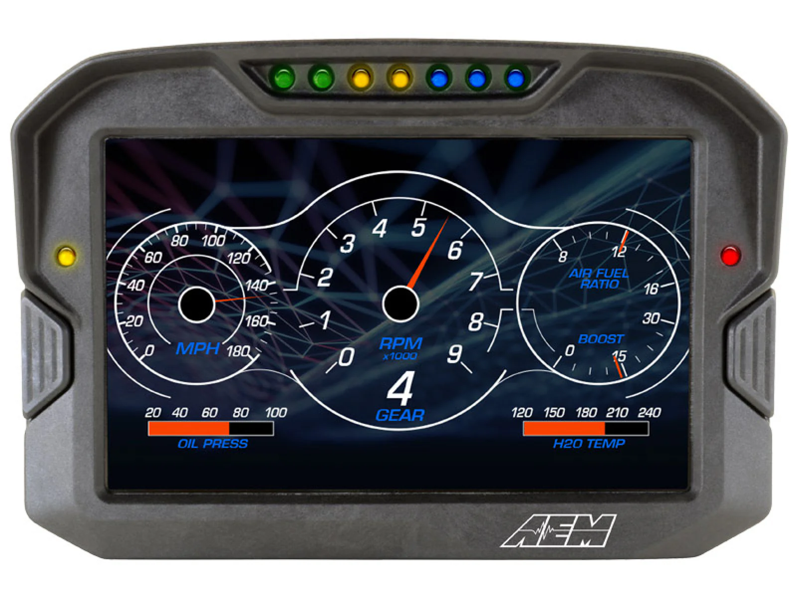 AEM 30-5700 CD-7 Carbon Digital Racing Dash Display - Non-Logging / Non-GPS - Image 8