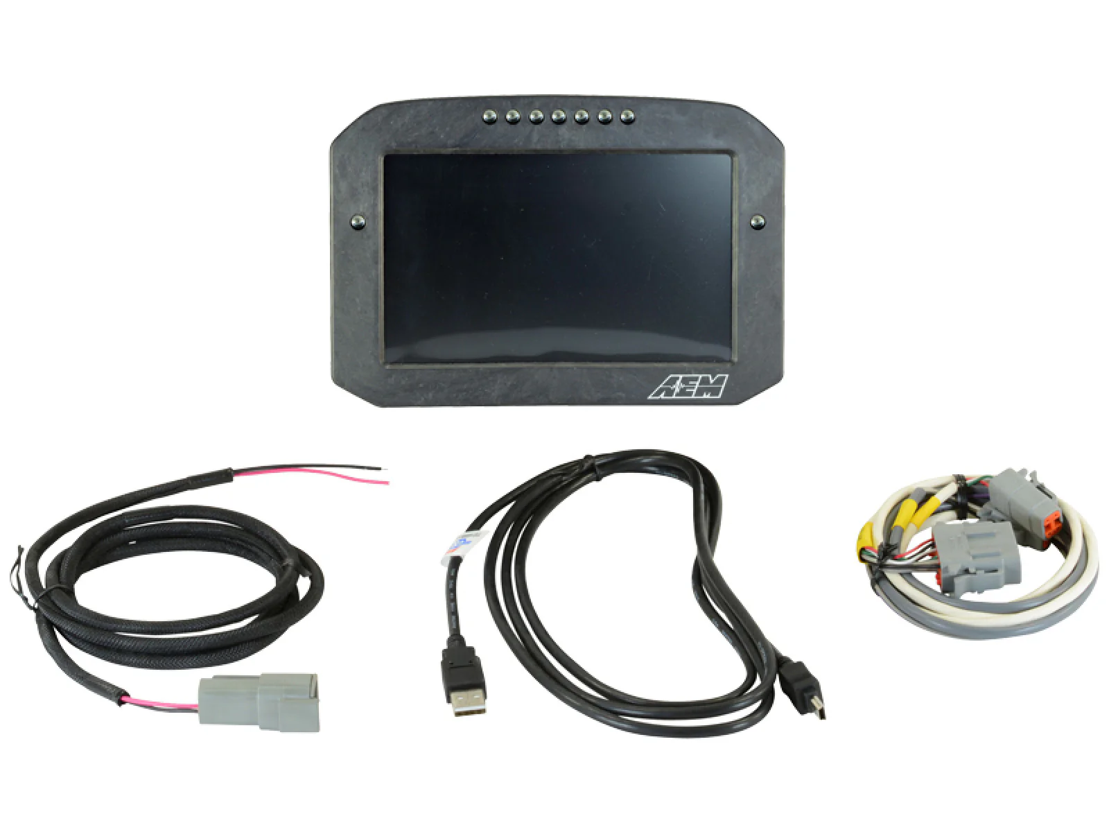 AEM 30-5700F CD-7 Carbon Flat Panel Digital Racing Dash Display - Non-Logging / Non-GPS - Image 11