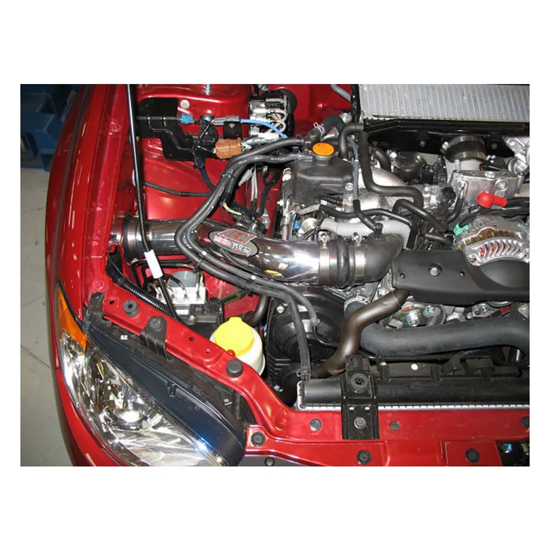 AEM Cold Air Intake Subaru Impreza/ WRX/ WRX Limited/ WRX STi (2004-2007) Gunmetal Gray or Polished Finish - Image 3