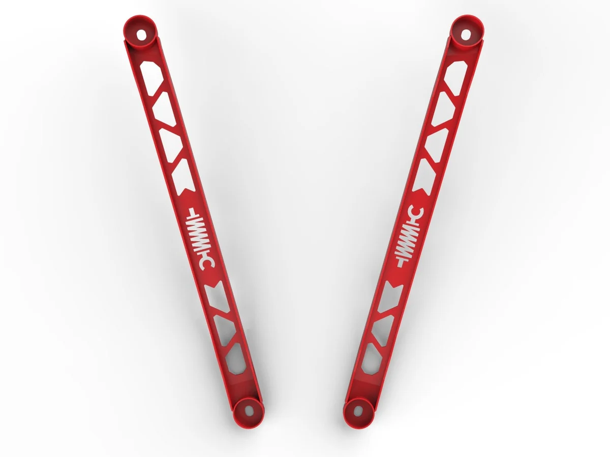 aFe Strut Brace Front Bar Toyota GR Supra (2020-2026) 450-721003 Bolt On Install - Red / Black / Blue / Silver - Image 3