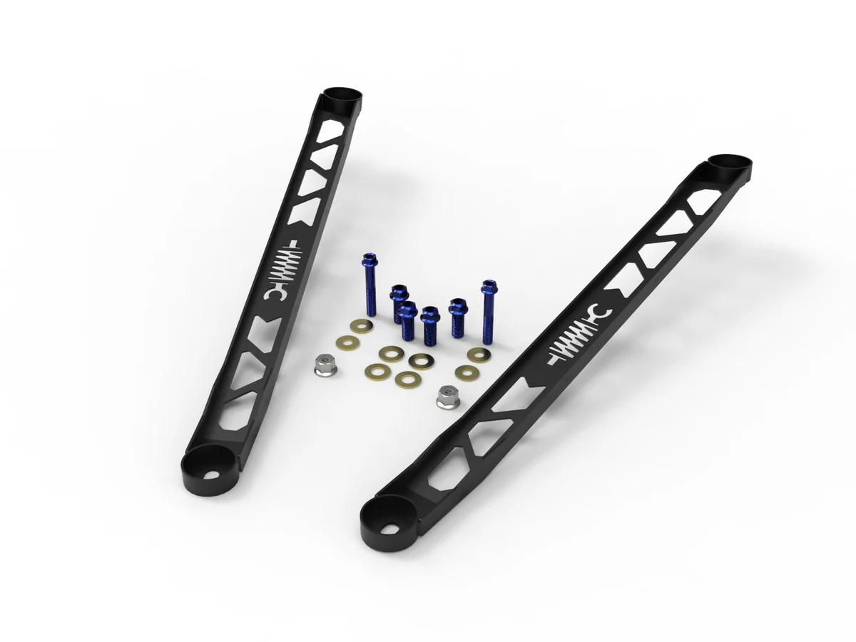 aFe Strut Brace Front Bar Toyota GR Supra (2020-2026) 450-721003 Bolt On Install - Red / Black / Blue / Silver - Image 7