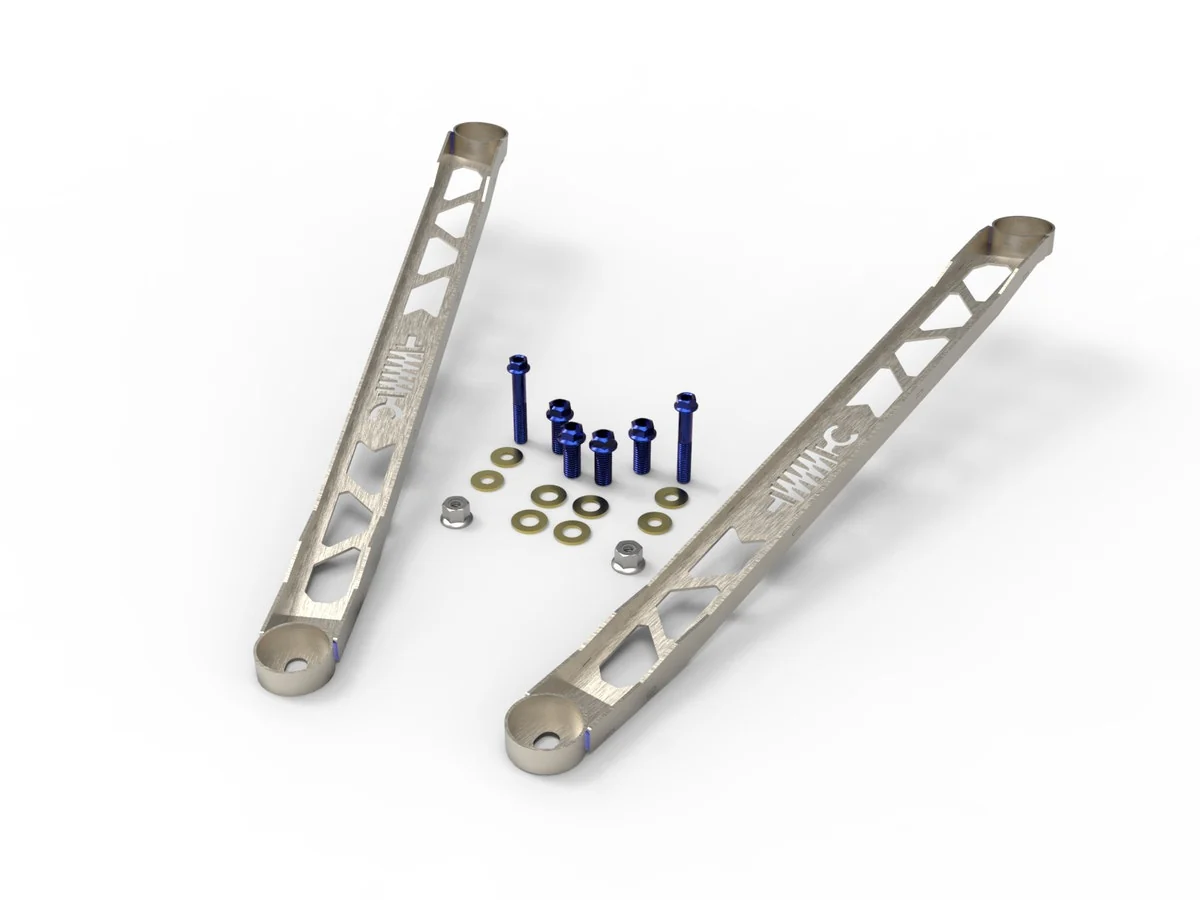 aFe Strut Brace Front Bar Toyota GR Supra (2020-2026) 450-721003 Bolt On Install - Red / Black / Blue / Silver - Image 9