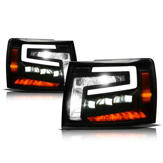Alpha Owls Projector Headlights Chevy Silverado / GMC Sierra (07-14) 5500K Super White LED