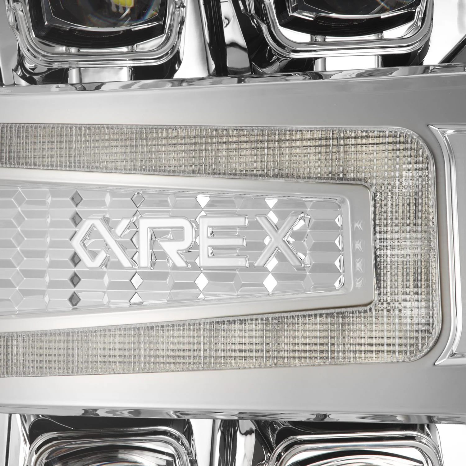 AlphaRex LED Projector Headlights Chevy Silverado 1500 (16-18) [3D Ice-Cube LED - NOVA Series w/ DRL] Black / Chrome / Jet Black - Image 15