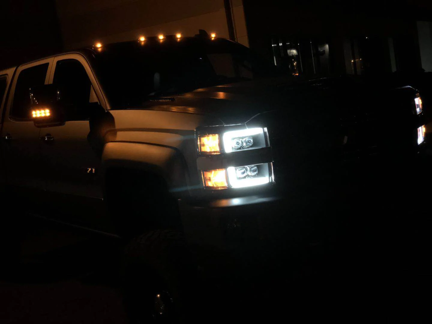 AlphaRex LED Projector Headlights Chevy Silverado 2500HD/3500HD (15-19) [3D Ice-Cube LED - NOVA Series w/ DRL] Black / Chrome / Jet Black - Image 25