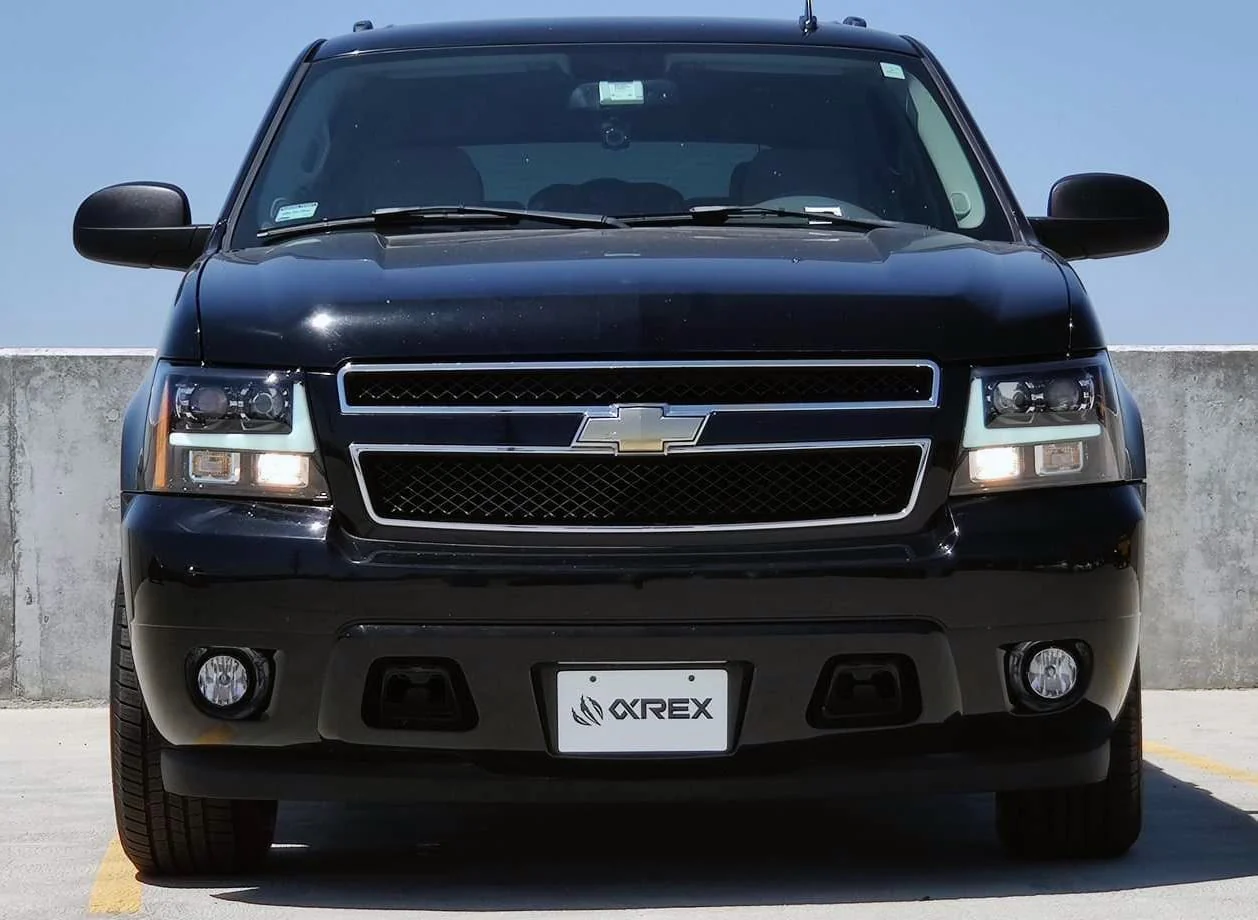 AlphaRex LED Projector Headlights Chevy Suburban (07-14) [LUXX Series - DRL Light Tube] Black or Chrome - Image 8