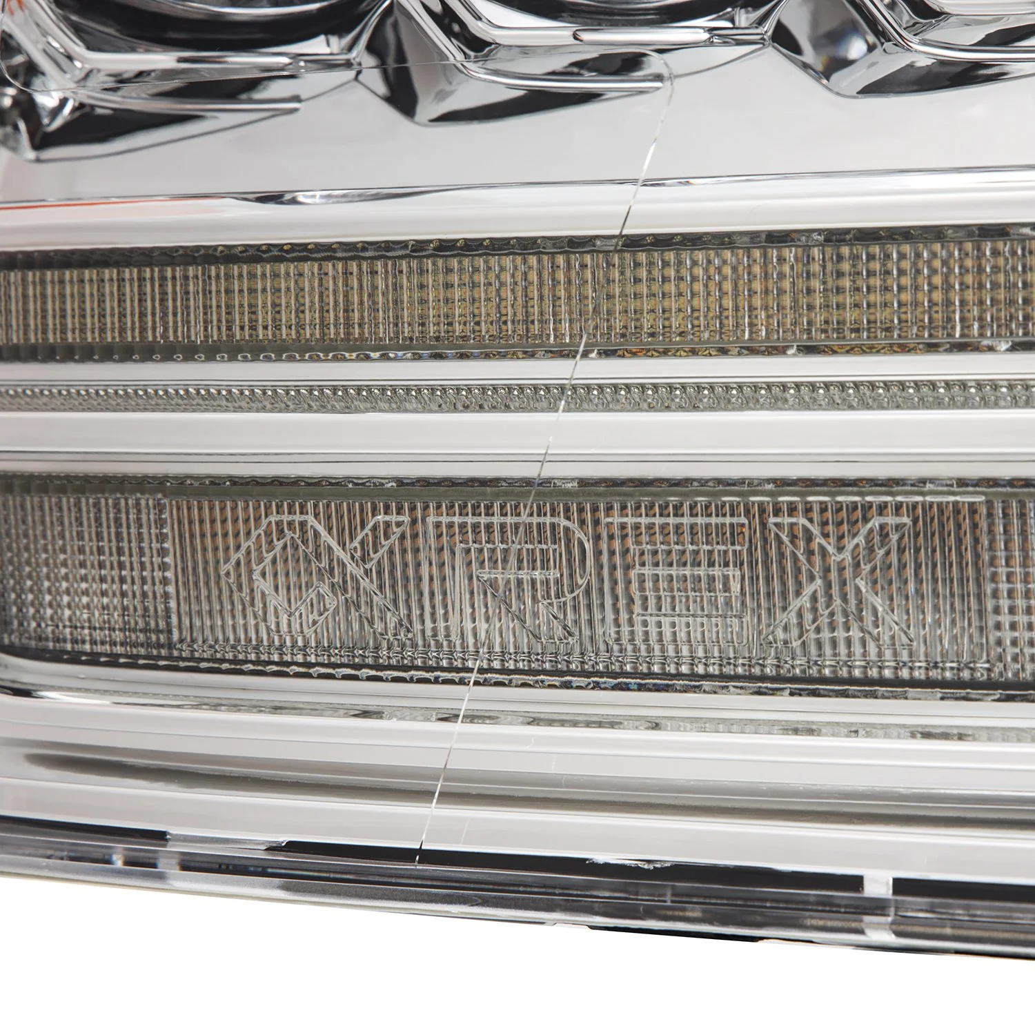 AlphaRex LED Projector Headlights Dodge Ram (09-18) [3D Ice-Cube LED - NOVA Series w/ DRL] Black / Chrome / Jet Black - Image 20