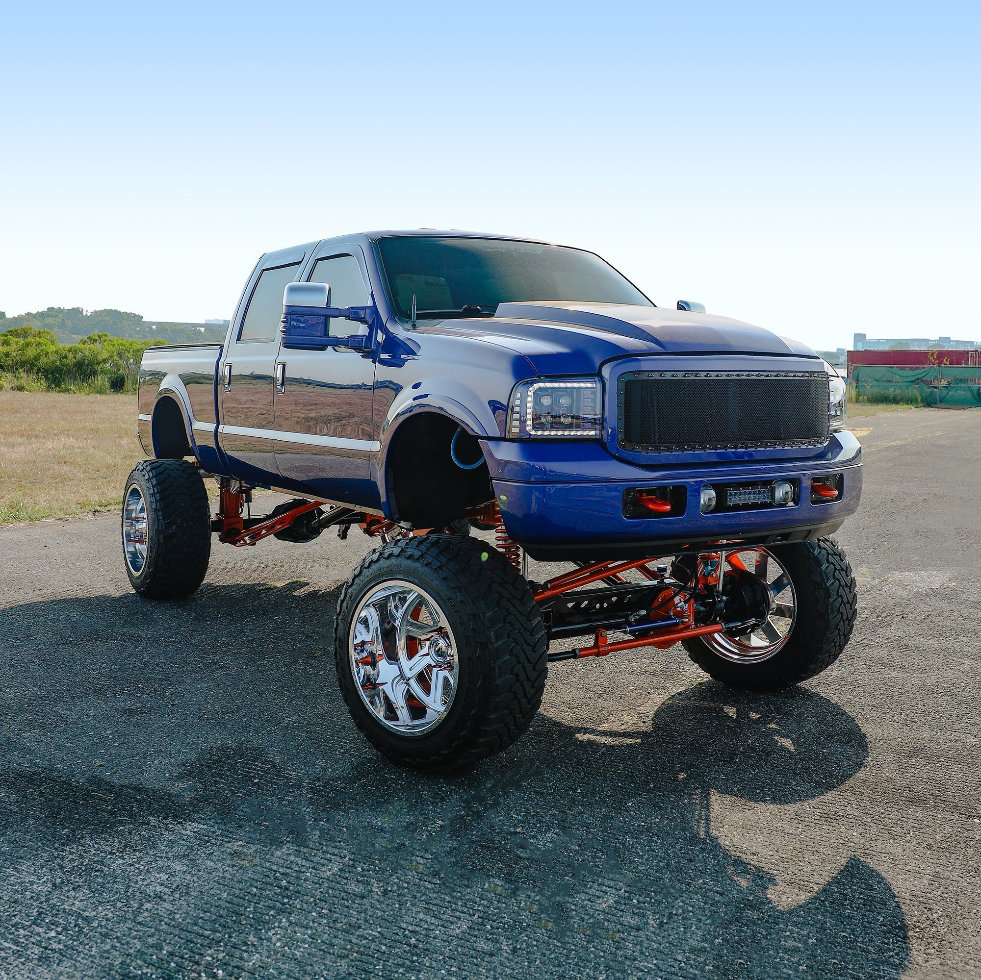 AlphaRex LED Projector Headlights Ford Excursion (05-07) [3D Ice-Cube LED - NOVA Series w/ DRL] Alpha-Black or Black - Image 14