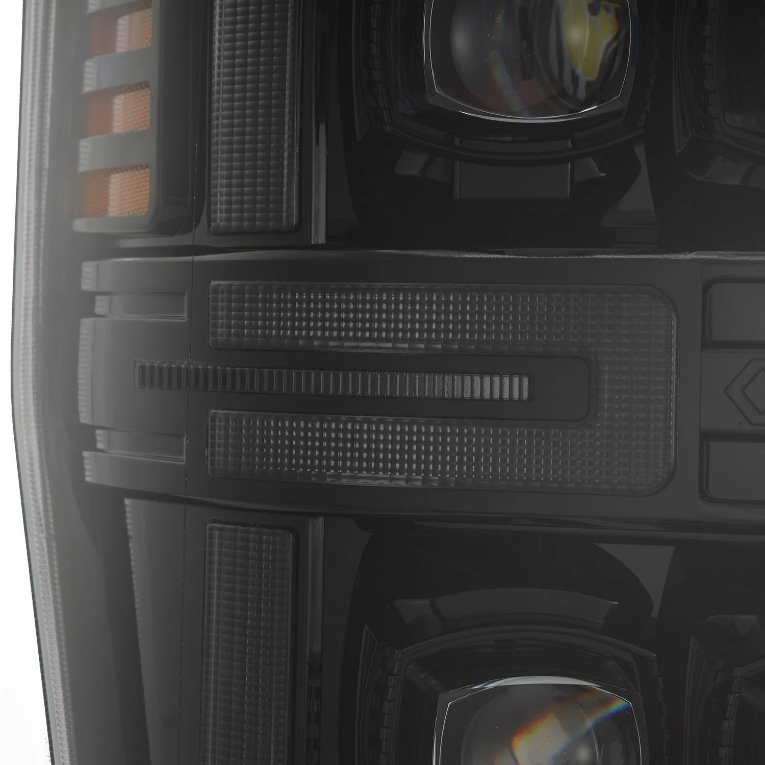 AlphaRex LED Projector Headlights Ford Excursion (08-10) [3D Ice-Cube LED - NOVA Series w/ DRL] Alpha-Black or Black - Image 15