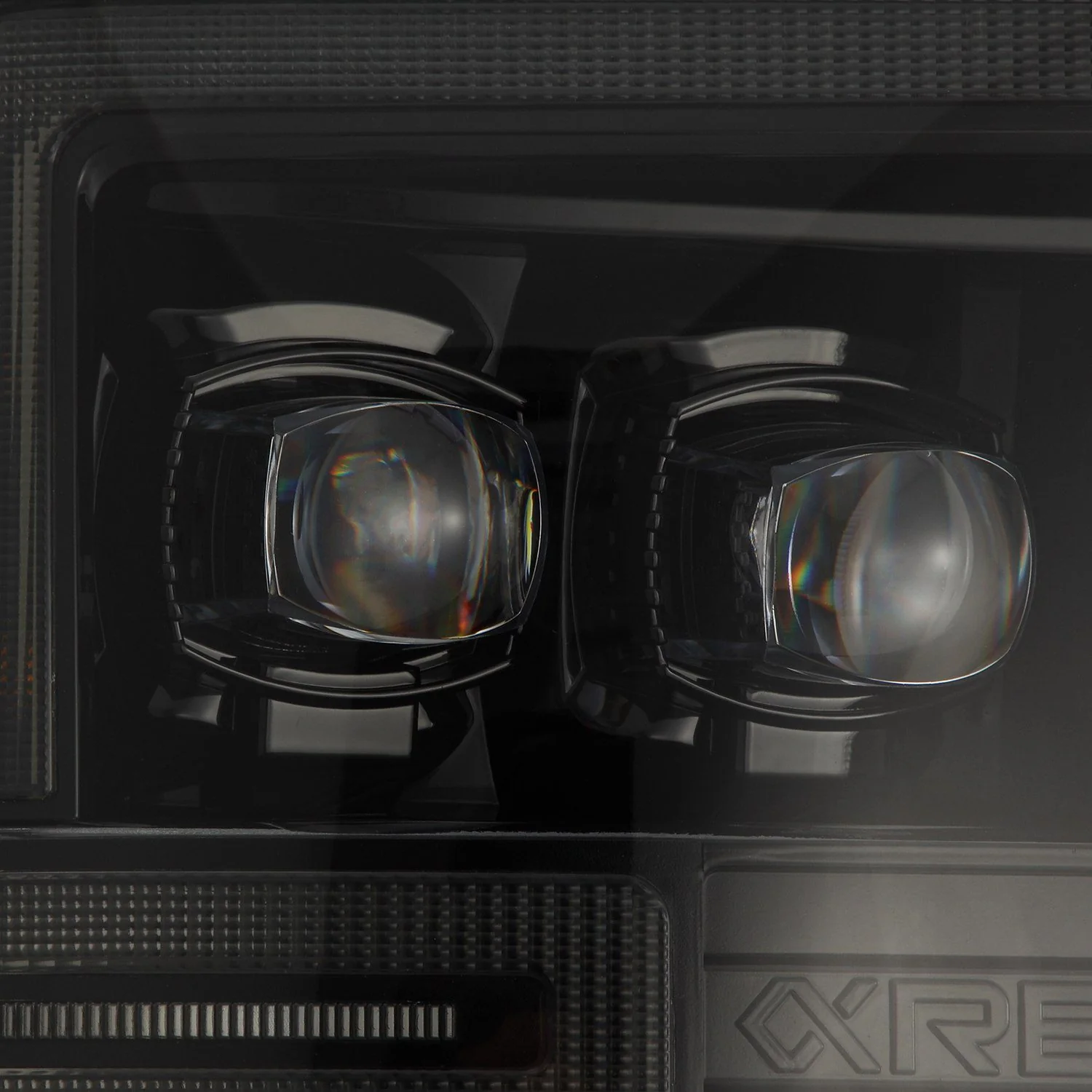 AlphaRex LED Projector Headlights Ford Excursion (08-10) [3D Ice-Cube LED - NOVA Series w/ DRL] Alpha-Black or Black - Image 16