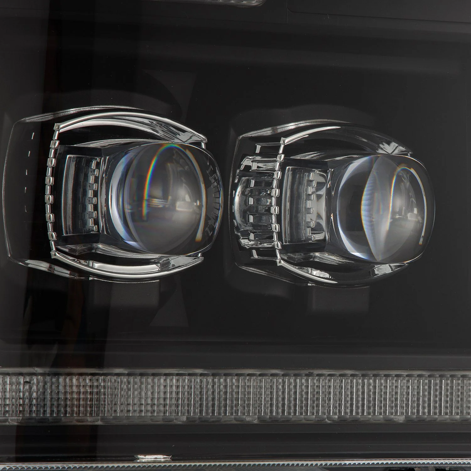 AlphaRex LED Projector Headlights Ford Excursion (08-10) [3D Ice-Cube LED - NOVA Series w/ DRL] Alpha-Black or Black - Image 8