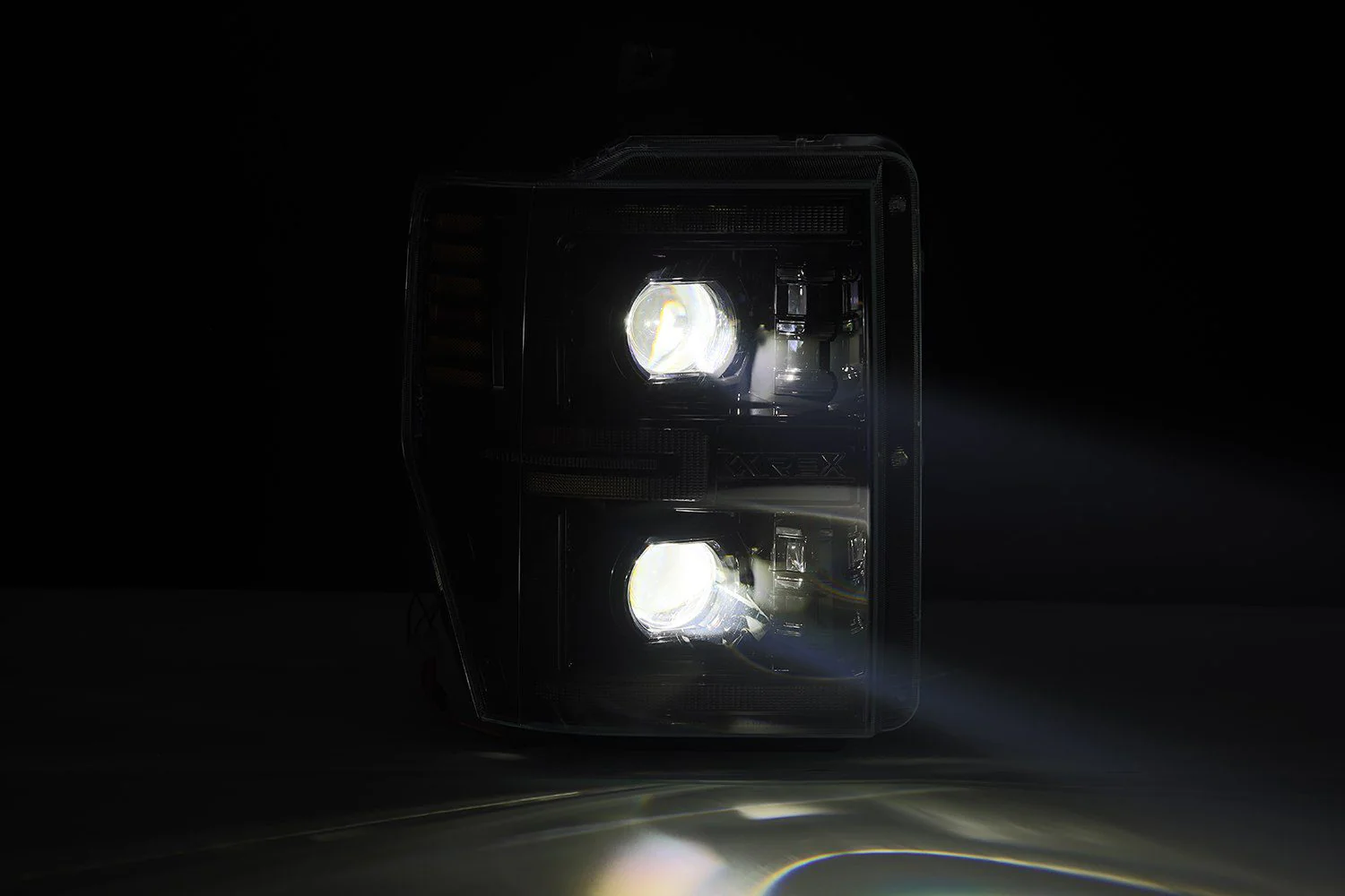 AlphaRex LED Projector Headlights Ford Excursion (08-10) [LUXX Series - DRL Light Tube] Black or Alpha-Black - Image 14