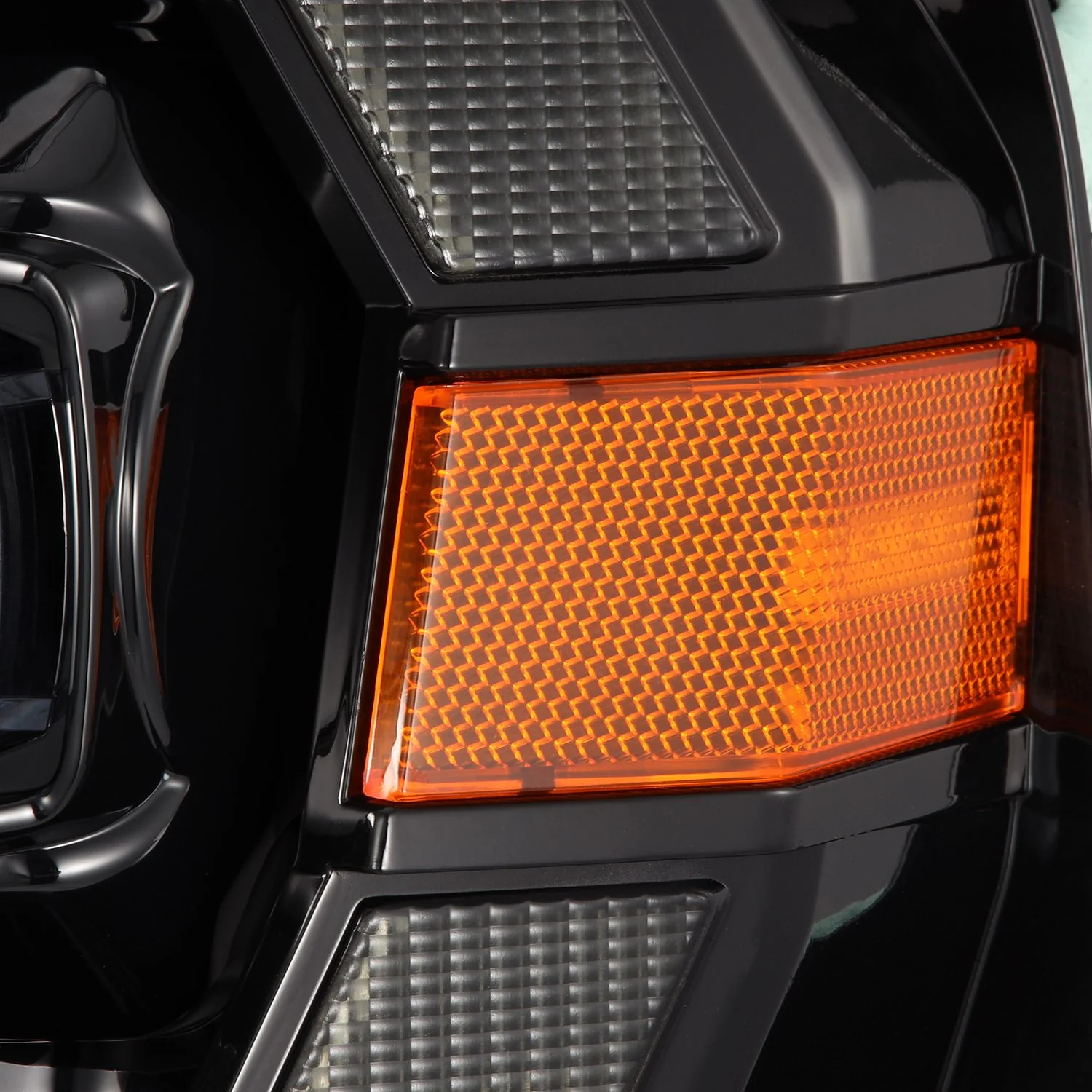 AlphaRex LED Projector Headlights Ford F150 (04-08) [3D Ice-Cube LED - NOVA Series w/ DRL] Alpha-Black / Black / Chrome - Image 25