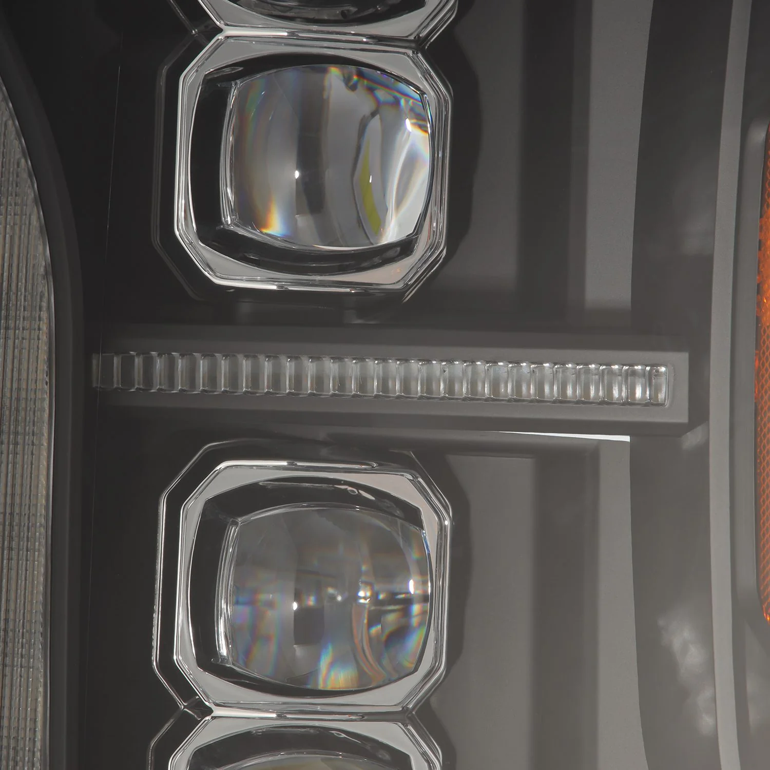 AlphaRex LED Projector Headlights Ford F150 (18-20) [3D Ice Cube LED - NOVA Series w/ DRL] 14th Gen Style Black or Jet Black - Image 8