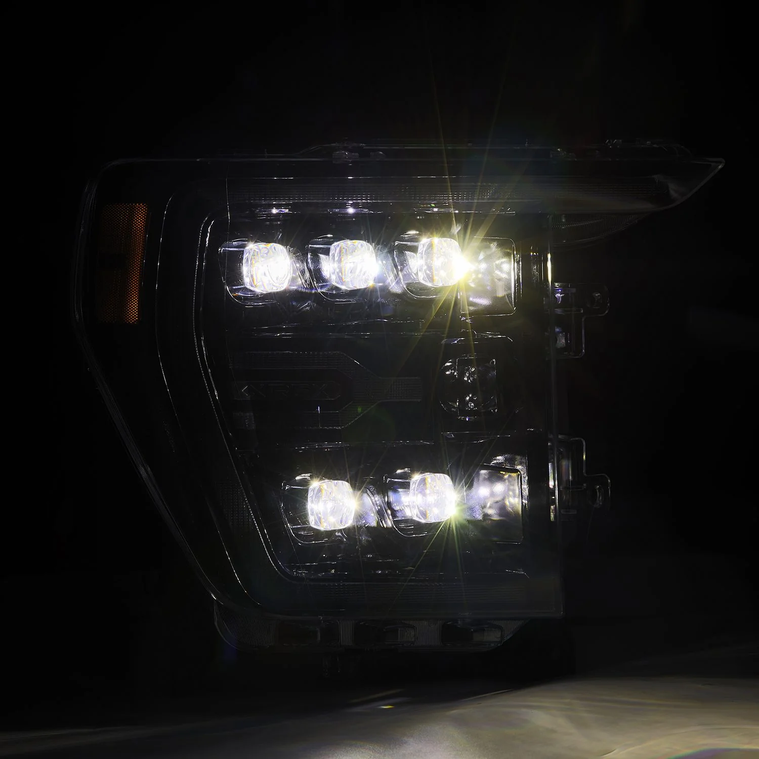 AlphaRex LED Projector Headlights Ford F150 / F150 Raptor (21-23) [3D Ice Cube LED - NOVA Series w/ DRL] 14th Gen Style Black or Jet Black - Image 16