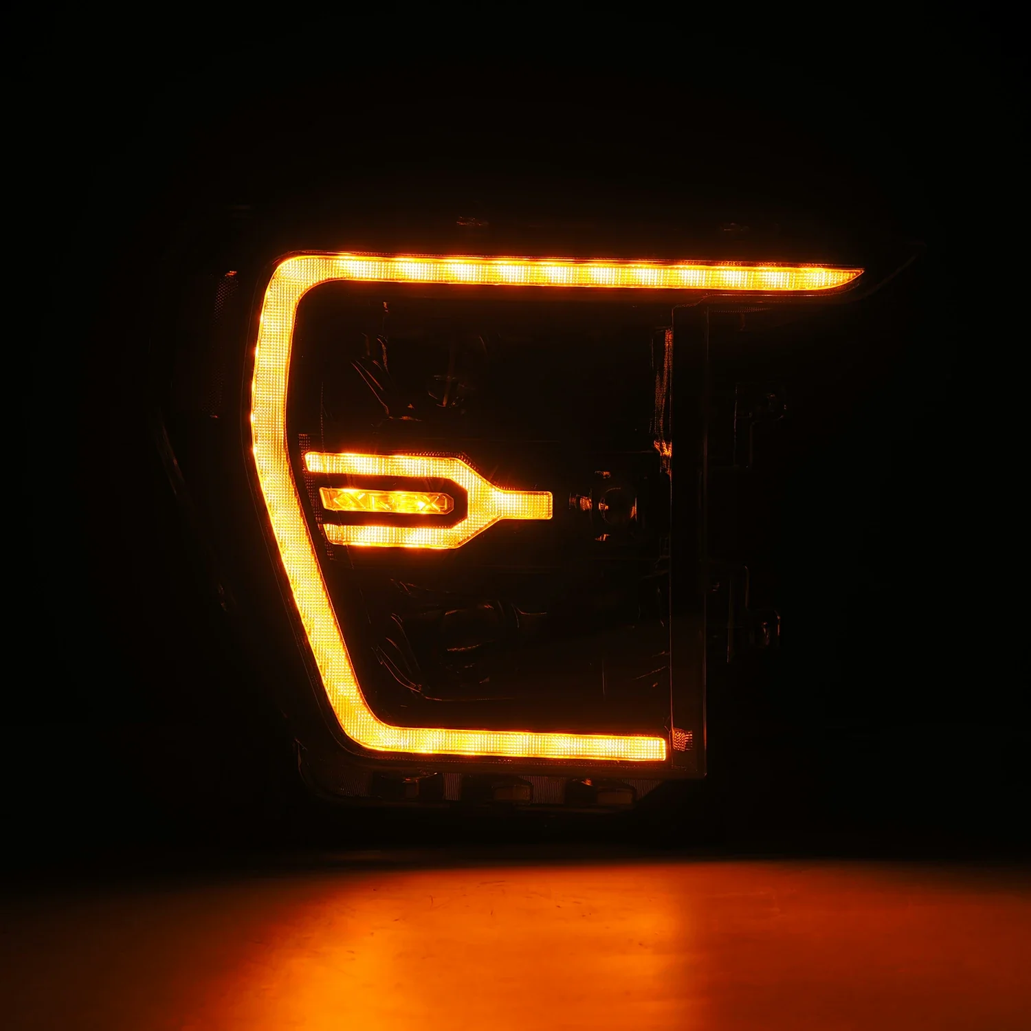 AlphaRex LED Projector Headlights Ford F150 / F150 Raptor (21-23) [LUXX Series - DRL Light Tube] Alpha-Black or Black - Image 2