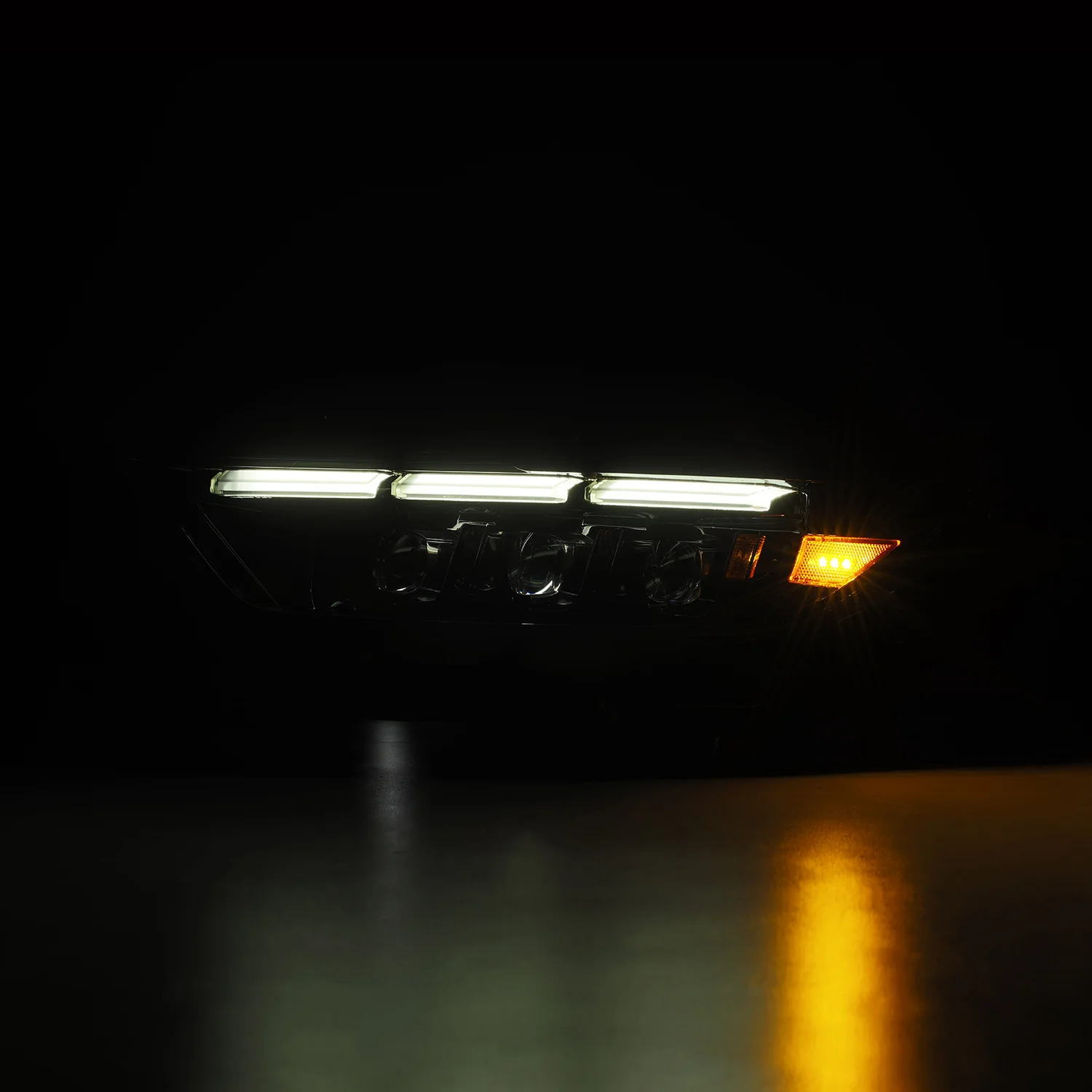 AlphaRex LED Projector Headlights Ford Mustang (15-17) S550 [3D Ice-Cube LED - NOVA Series w/ DRL] Alpha-Black or Black - Image 21